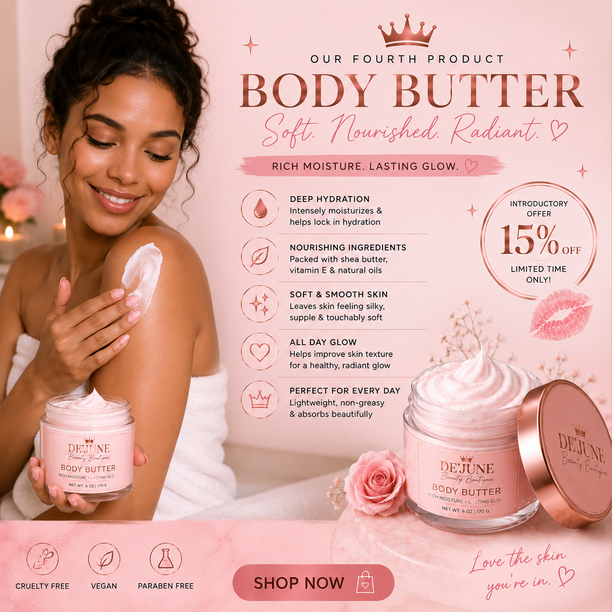 ✨ Luxury Whipped Body Butter Description