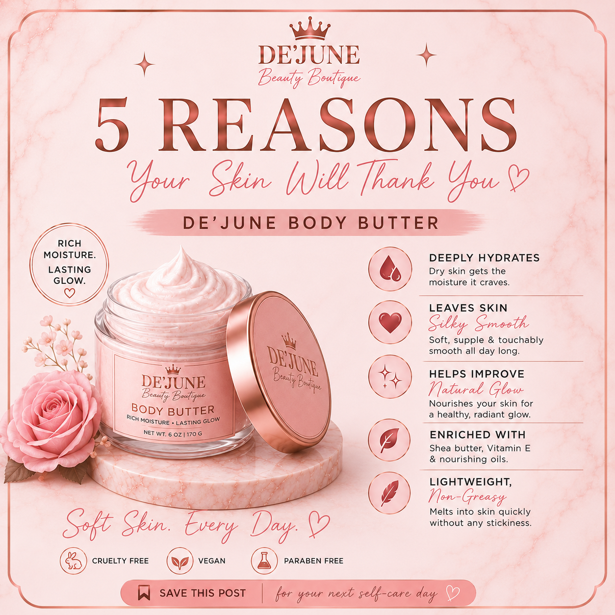 ✨ Luxury Whipped Body Butter Description