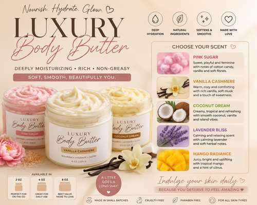 ✨ Luxury Whipped Body Butter Description